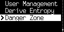advanced menu